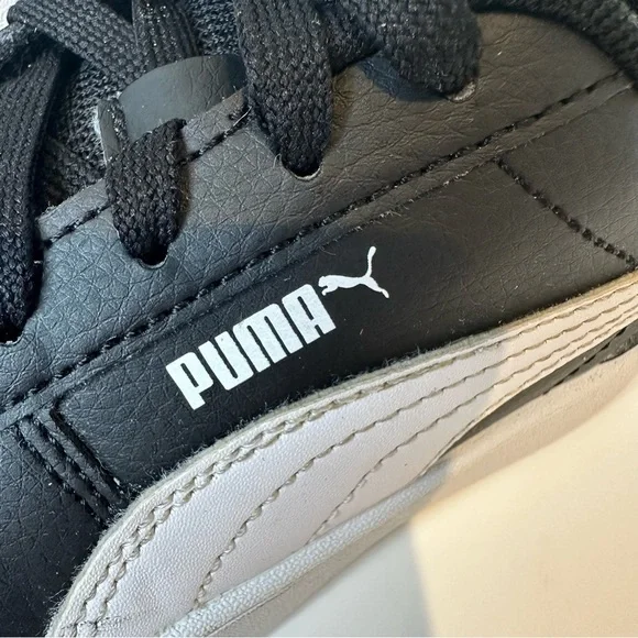 PUMA Unisex-Child Caven Sneaker, Black/White - Picture 5 of 16